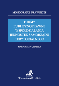 Formy publicznoprawne współdziałania jednostek samorządu terytorialnego