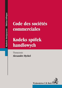 Kodeks spółek handlowych. Code des societes commerciales