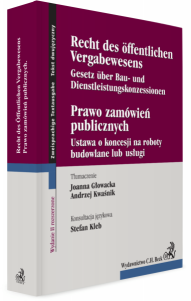 Prawo zamówień publicznych. Recht des Öffentlichen Vergabewesens