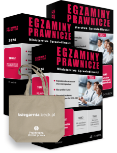 PAKIET: Egzaminy Prawnicze Ministerstwa Sprawiedliwości 2024. Tom 1-3