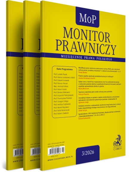 Monitor Prawniczy - Prenumerata