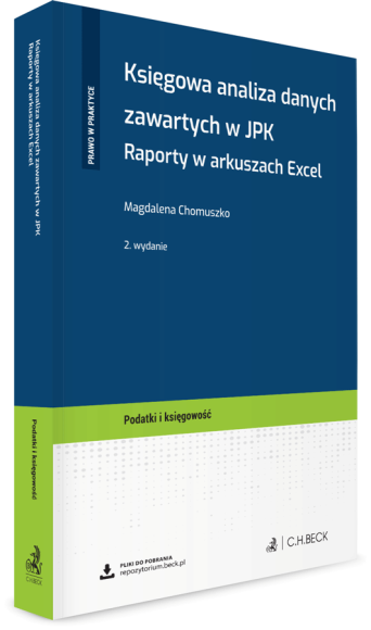 Księgowa analiza danych zawartych w JPK. Raporty w arkuszach Excel