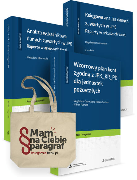 PAKIET JPK: Księgowa i wskaźnikowa analiza danych zawartych w JPK + Wzorcowy plan kont zgodny z JPK_KR_PD dla jednostek pozostałych