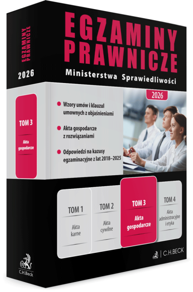 Egzaminy Prawnicze Ministerstwa Sprawiedliwości 2026. Tom 3. Akta gospodarcze