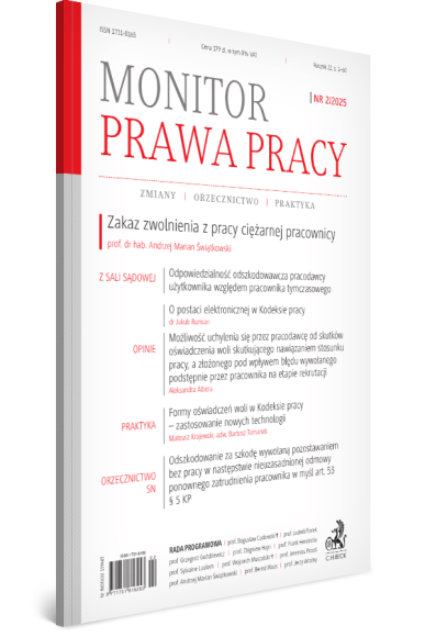 Monitor Prawa Pracy Nr 2/2025