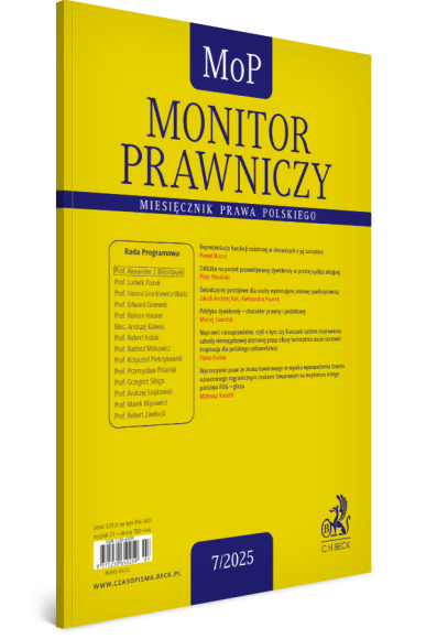 Monitor Prawniczy Nr 07/2025