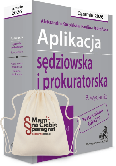 Aplikacja sędziowska i prokuratorska 2026. Testy, kazusy, wskazówki + testy online