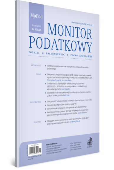 Monitor Podatkowy Nr 4/2025