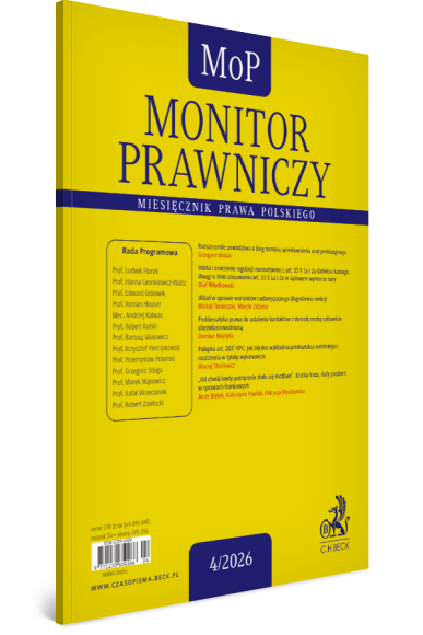 Monitor Prawniczy Nr 4/2026