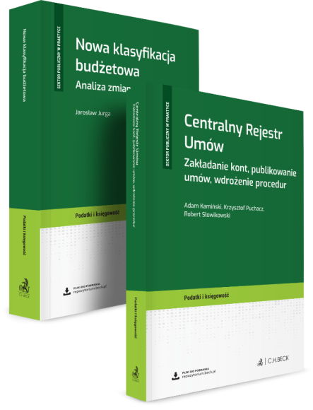 PAKIET: Nowa klasyfikacja budżetowa + Centralny Rejestr Umów