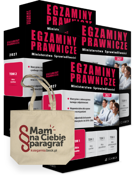PAKIET: Egzaminy Prawnicze Ministerstwa Sprawiedliwości 2027. Tom 1-4