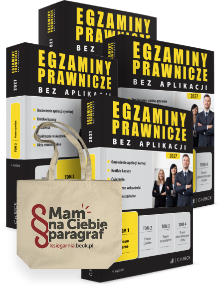 PAKIET: Egzaminy Prawnicze bez aplikacji 2027. Tom 1-4