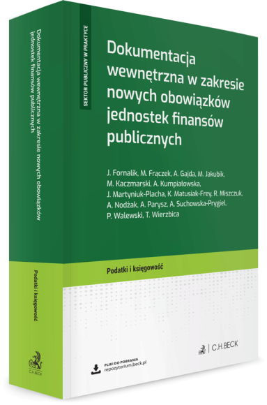 Dokumentacja wewnętrzna w zakresie nowych obowiązków jednostek finansów publicznych