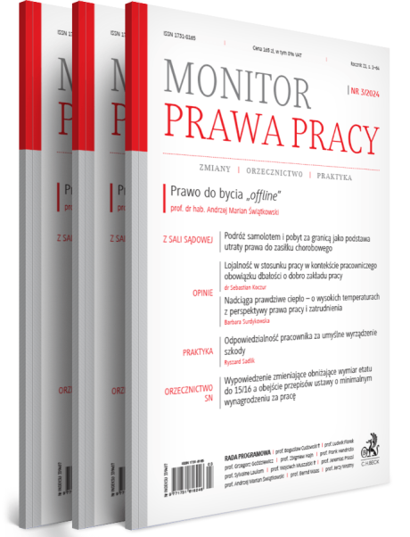 Monitor Prawa Pracy - Prenumerata