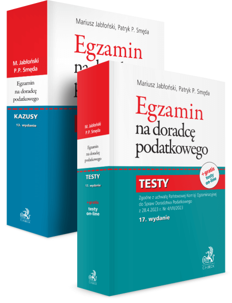 PAKIET: Egzamin na doradcę podatkowego. Kazusy + Testy
