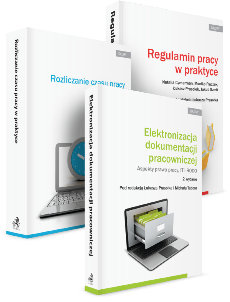 PAKIET: Elektronizacja dokumentacji pracowniczej + Rozliczanie czasu pracy + Regulamin pracy