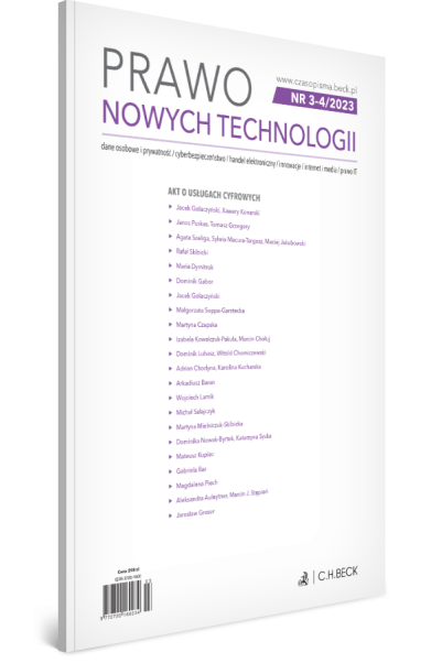 Prawo Nowych Technologii Nr 3-4/2023