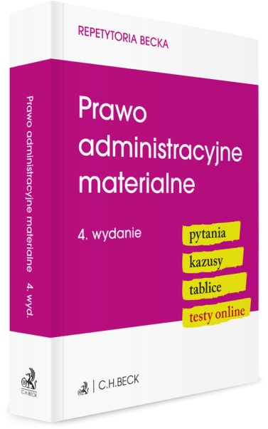 Prawo administracyjne materialne. Pytania. Kazusy. Tablice. Testy online