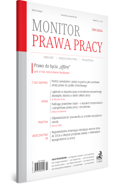 Monitor Prawa Pracy Nr 3/2024