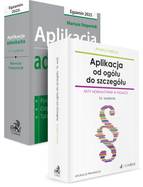 PAKIET: Aplikacja adwokacka 2025 + Aplikacja od ogółu do szczegółu