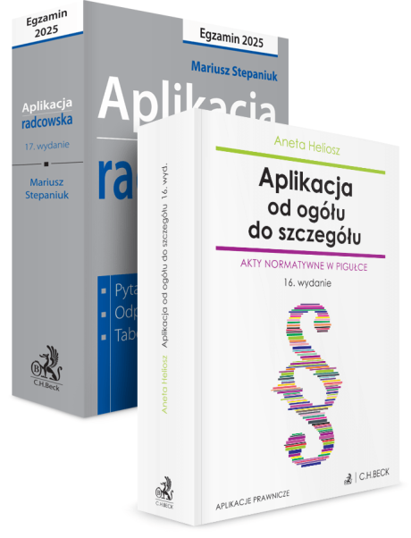 PAKIET: Aplikacja radcowska 2025 + Aplikacja od ogółu do szczegółu