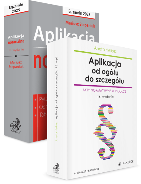 PAKIET: Aplikacja notarialna 2025 + Aplikacja od ogółu do szczegółu