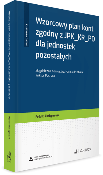 Wzorcowy plan kont zgodny z JPK_KR_PD dla jednostek pozostałych