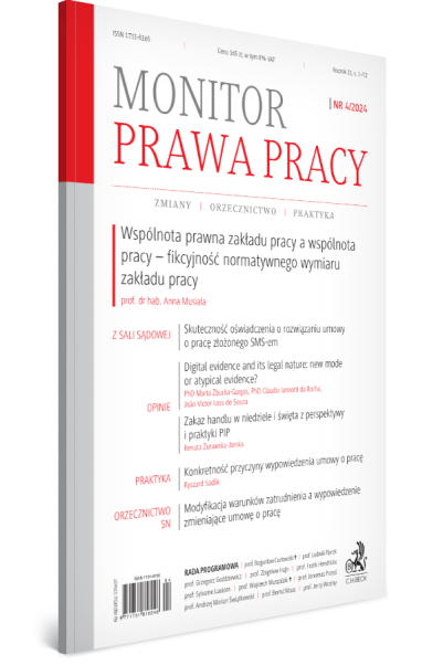 Monitor Prawa Pracy Nr 4/2024