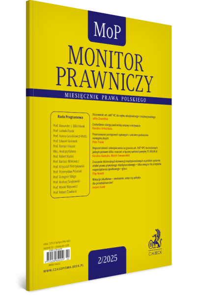 Monitor Prawniczy Nr 02/2025