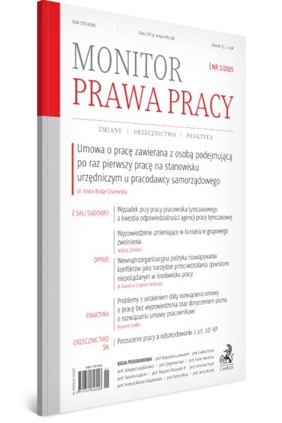 Monitor Prawa Pracy Nr 1/2025