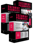 PAKIET: Egzaminy Prawnicze Ministerstwa Sprawiedliwości 2023. Tom 1-3
