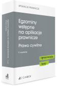 Egzaminy wstępne na aplikacje prawnicze. Prawo cywilne. Opracowania, testy
