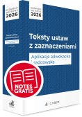 Egzaminy wstępne 2026. Teksty ustaw z zaznaczeniami. Aplikacje adwokacka i radcowska + testy online