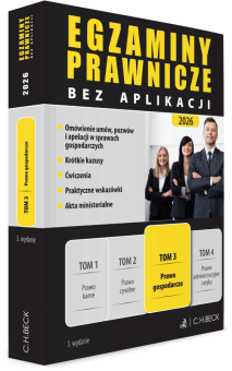 Egzaminy Prawnicze bez aplikacji 2026. Tom 3. Prawo gospodarcze