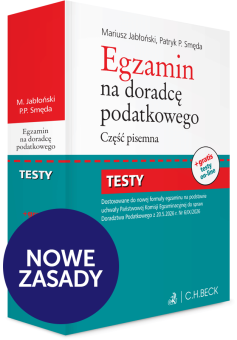Egzamin na doradcę podatkowego. Część pisemna. Testy + 3-miesięczny dostęp do testów online