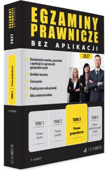 Egzaminy Prawnicze bez aplikacji 2027. Tom 3. Prawo gospodarcze