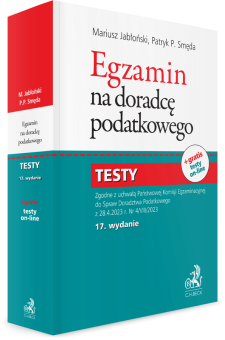 Egzamin na doradcę podatkowego. Testy + 3-miesięczny dostęp do testów online