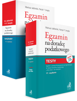 PAKIET: Egzamin na doradcę podatkowego. Kazusy + Testy