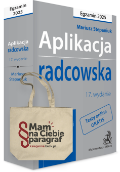 Aplikacja radcowska 2025. Pytania, odpowiedzi, tabele + dostęp do testów online