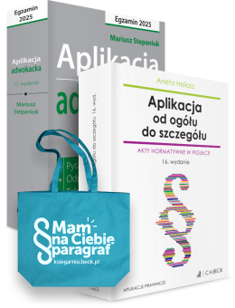 PAKIET: Aplikacja adwokacka 2025 + Aplikacja od ogółu do szczegółu