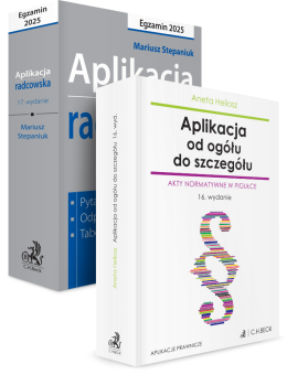PAKIET: Aplikacja radcowska 2025 + Aplikacja od ogółu do szczegółu