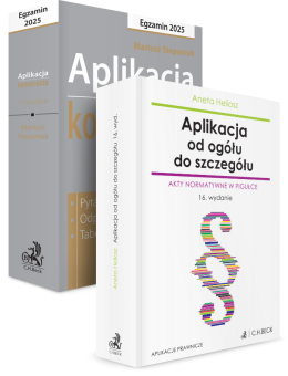 PAKIET: Aplikacja komornicza 2025 + Aplikacja od ogółu do szczegółu