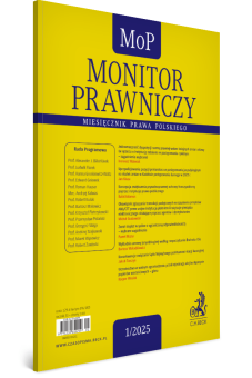 Monitor Prawniczy Nr 01/2025