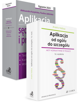 PAKIET: Aplikacja sędziowska i prokuratorska 2025 + Aplikacja od ogółu do szczegółu