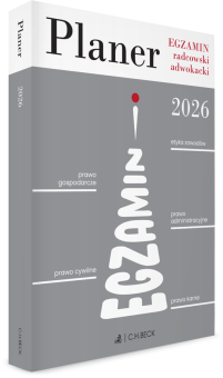 Planer. Egzamin radcowski i adwokacki 2026