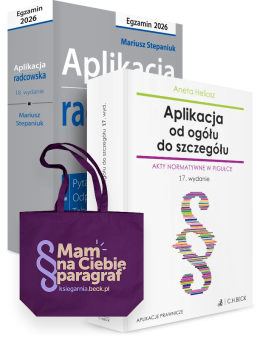 PAKIET: Aplikacja radcowska 2026 + Aplikacja od ogółu do szczegółu