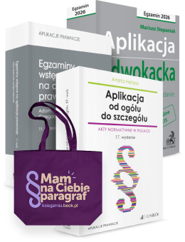 PAKIET: Aplikacja adwokacka 2026 + Aplikacja od ogółu do szczegółu + Testy, komentarze