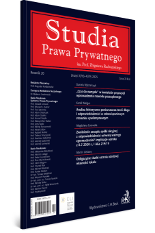 Studia Prawa Prywatnego. Zeszyt 3-4/2025