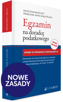 Opinie w sprawach podatkowych | Egzamin na doradcę podatkowego. Część pisemna
