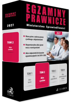 Egzaminy Prawnicze Ministerstwa Sprawiedliwości 2027. Tom 2. Akta cywilne
